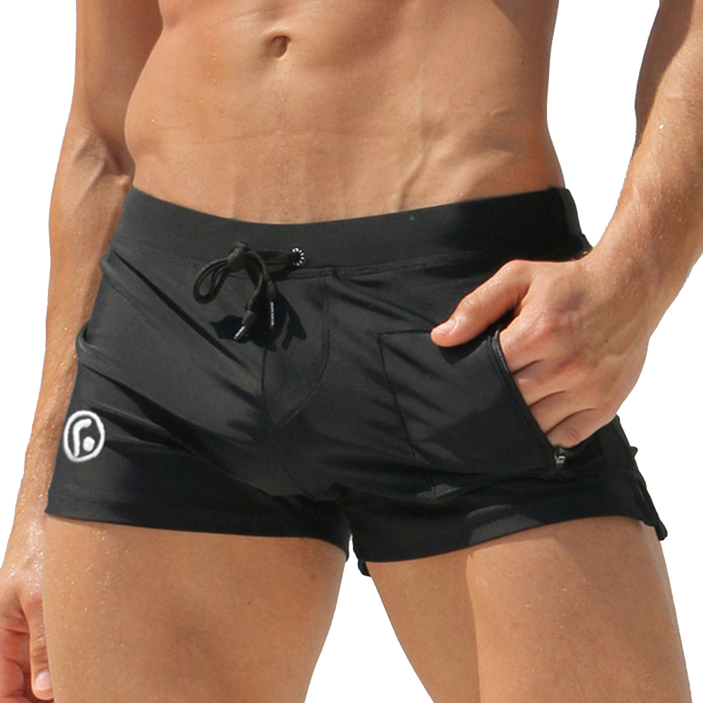 Swim Trunk Quick Dry - Verão dos homens maiô praia troncos