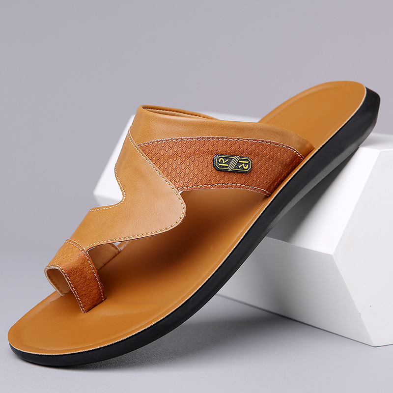 Sandálias Masculinas de Couro  - Flip Flop Leather Men avaliação e preço