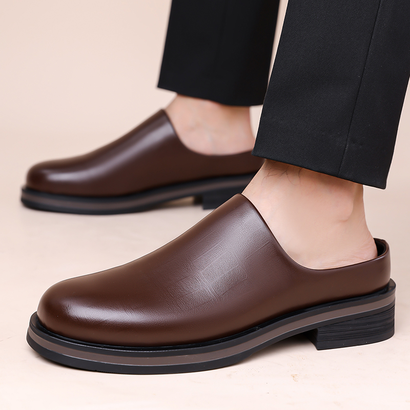 Chinelos Masculinos Slip-On, S - Flip Flop Leather Men avaliação e preço