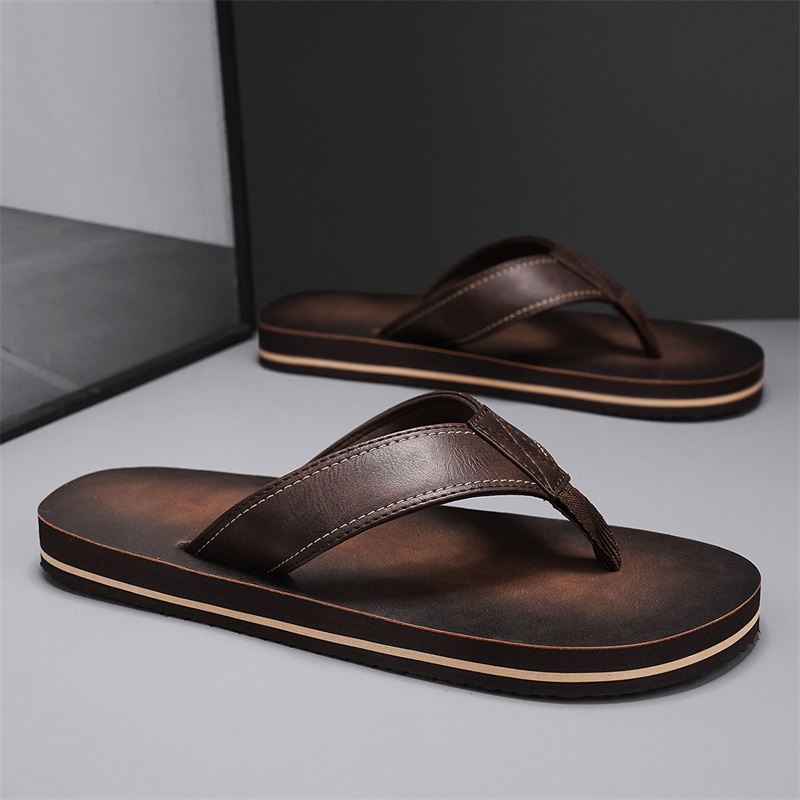 Chinelo Masculino Vintage de C - Flip Flop Leather Men avaliação e preço