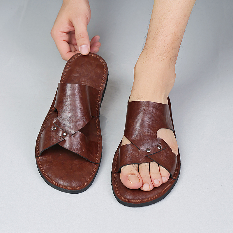 Chinelos de Couro Artesanais M - Flip Flop Leather Men avaliação e preço